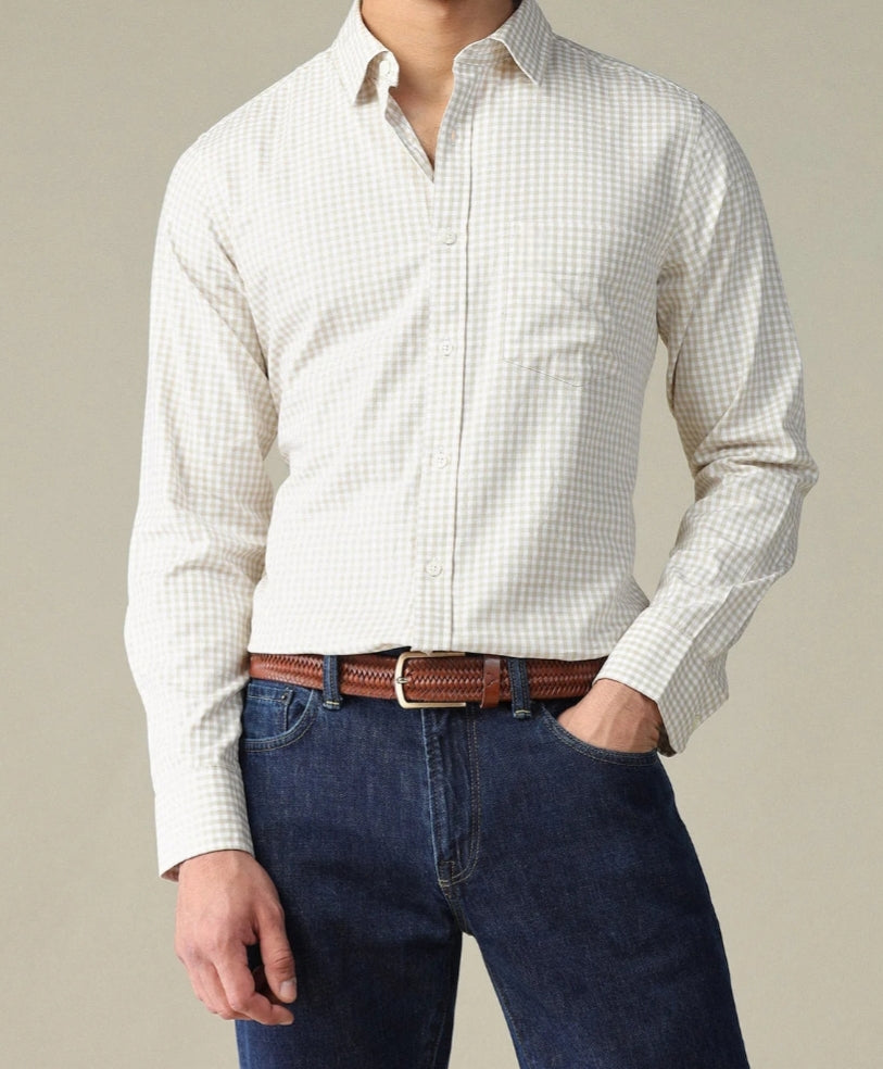 NA Vertical Striped Button Down Shirt