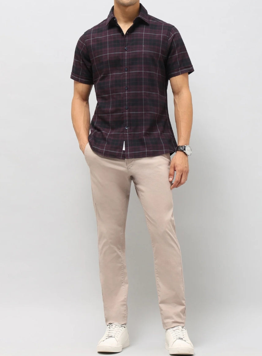 Vertical Striped Tailored Fit Shirt