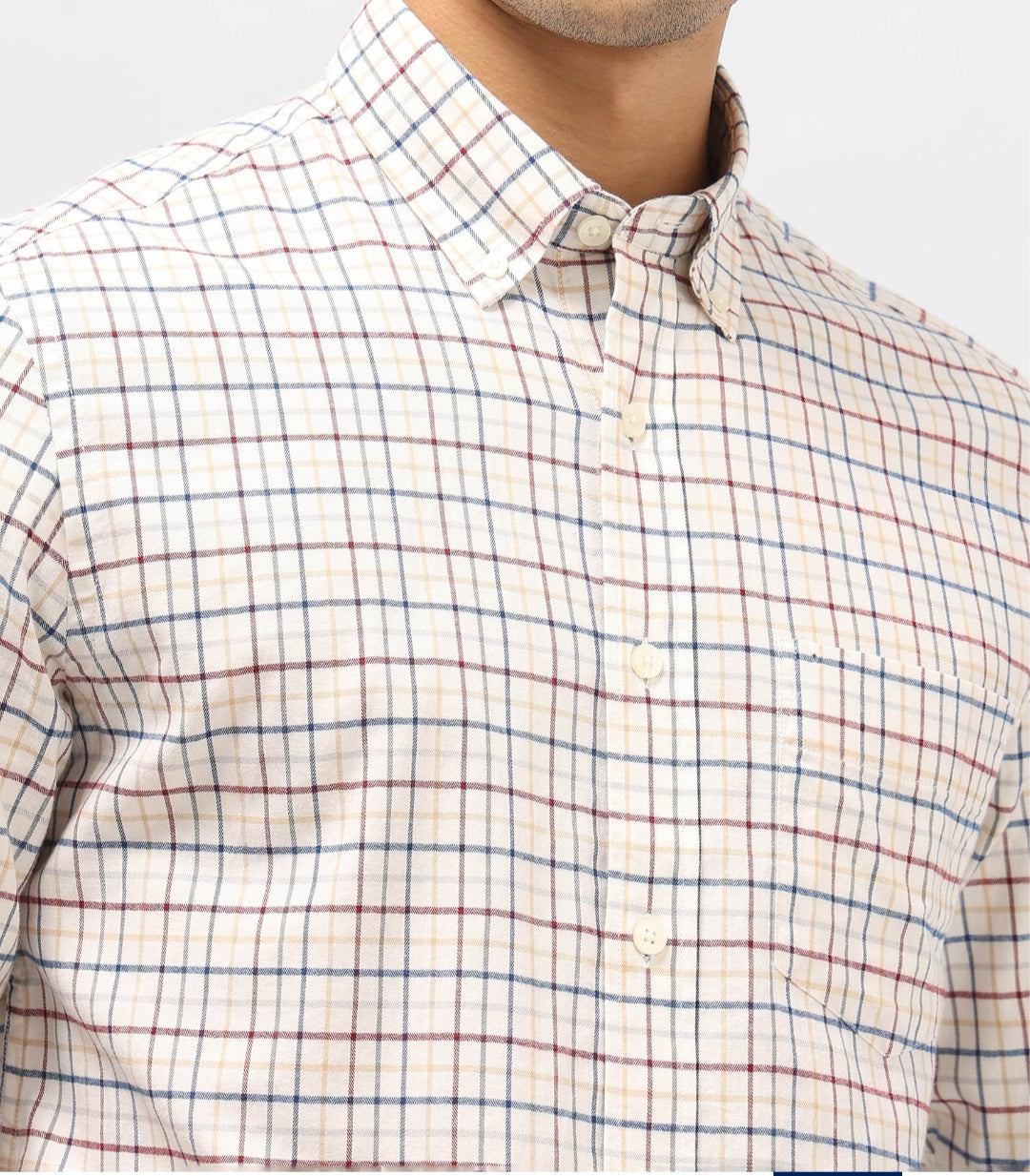 Vertical Striped Tailored Fit Shirt