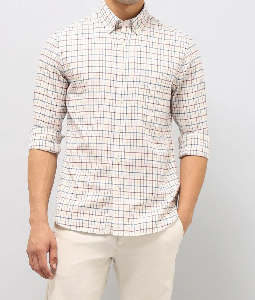 Vertical Striped Tailored Fit Shirt