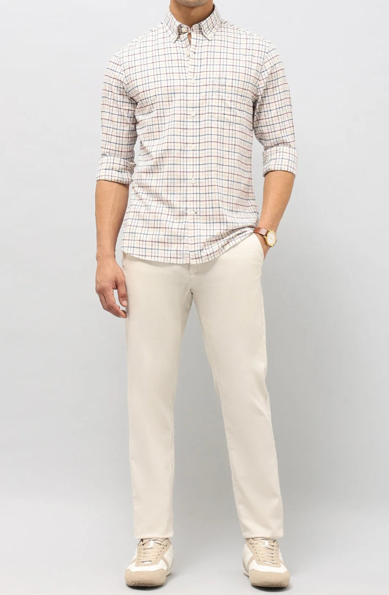 Vertical Striped Tailored Fit Shirt