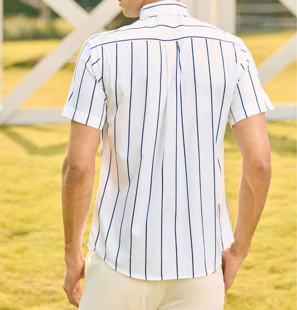 NA Vertical Striped Tailored Fit Shirt