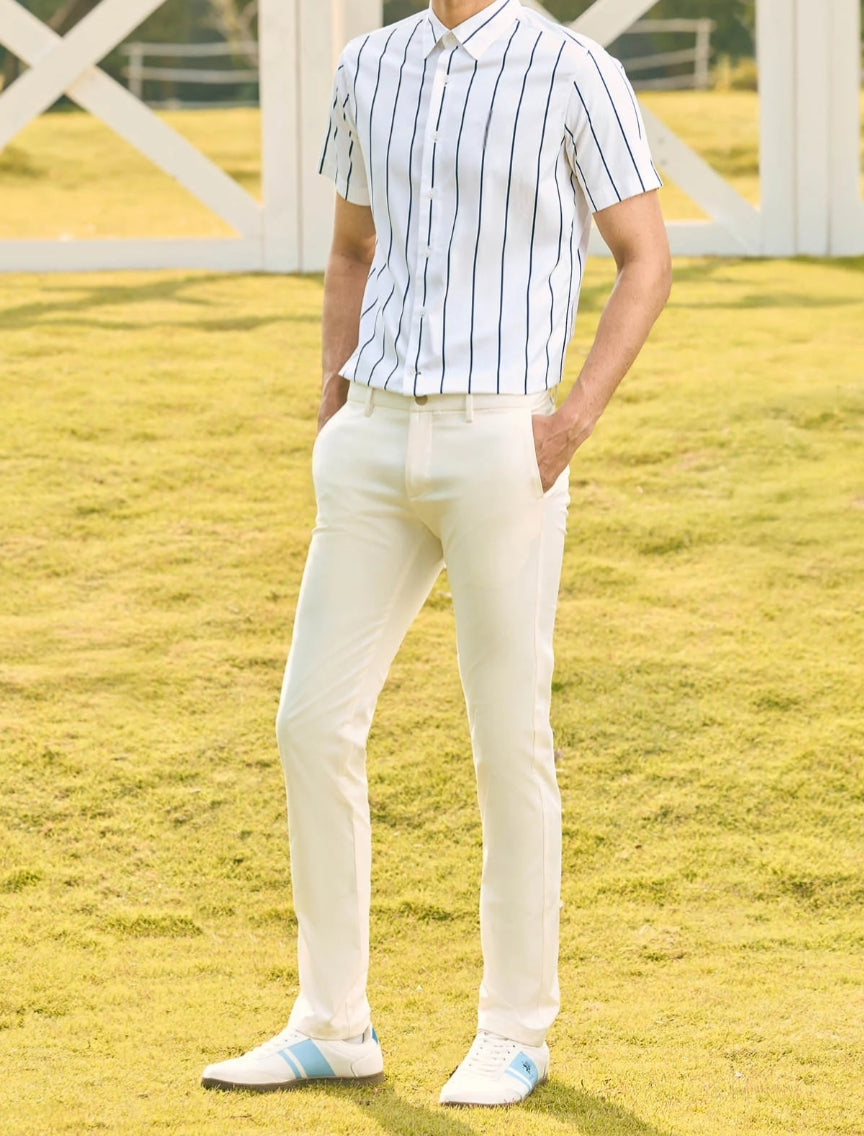 NA Vertical Striped Tailored Fit Shirt
