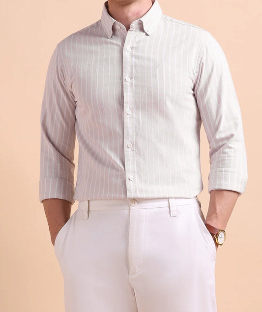 NA MEN Vertical Striped Shirt