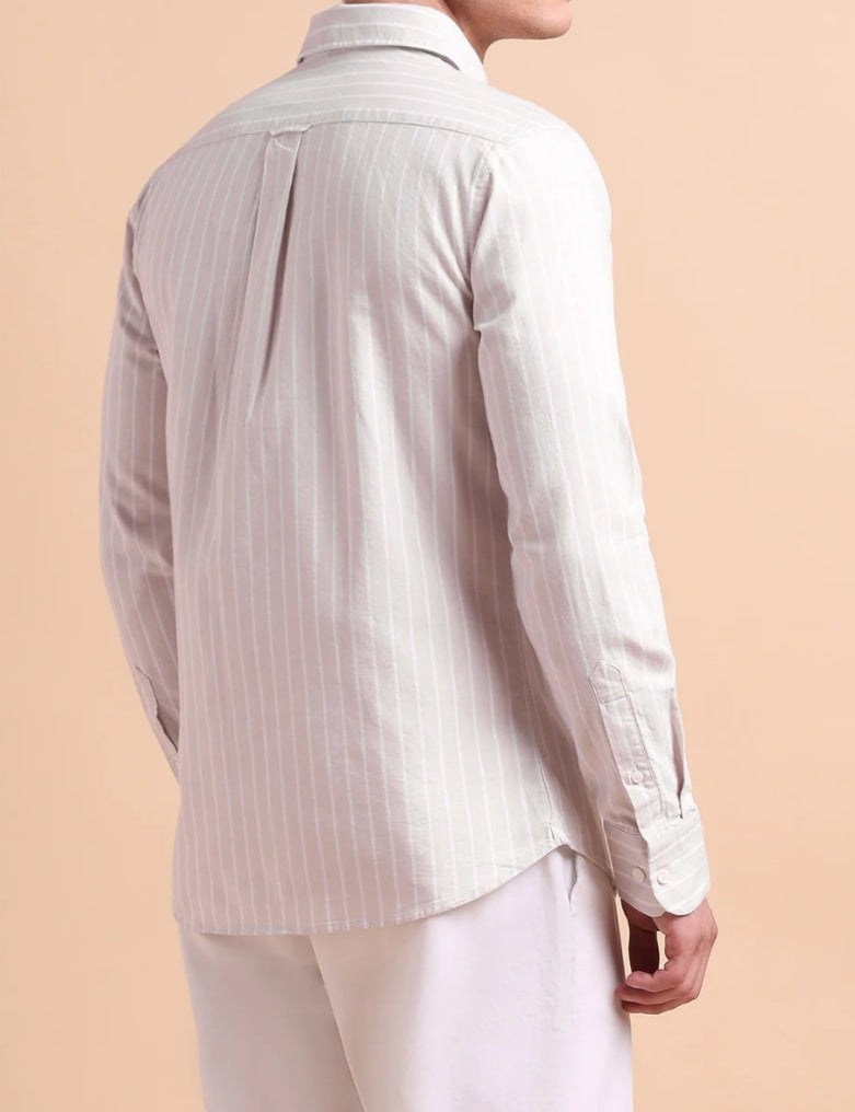 NA MEN Vertical Striped Shirt