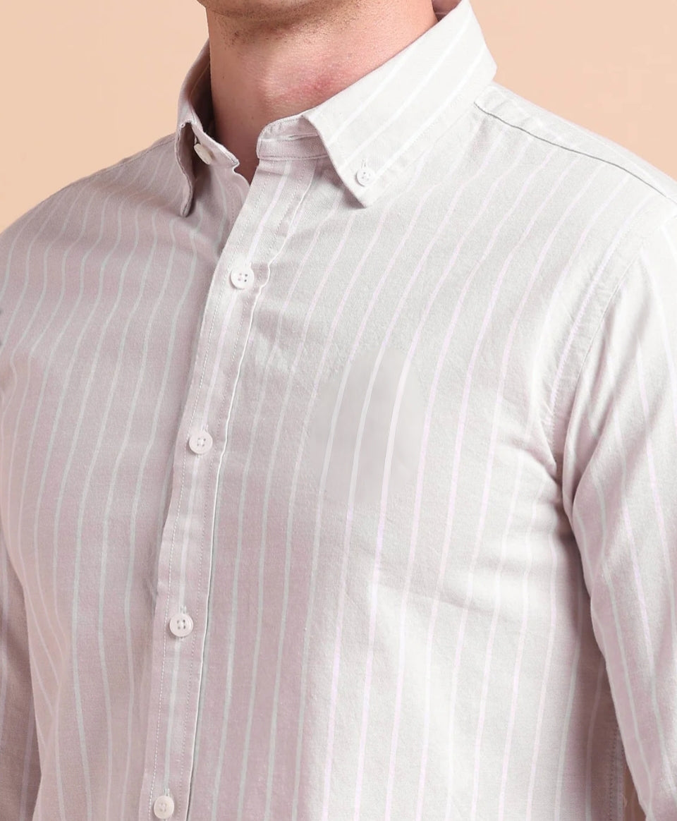 NA MEN Vertical Striped Shirt