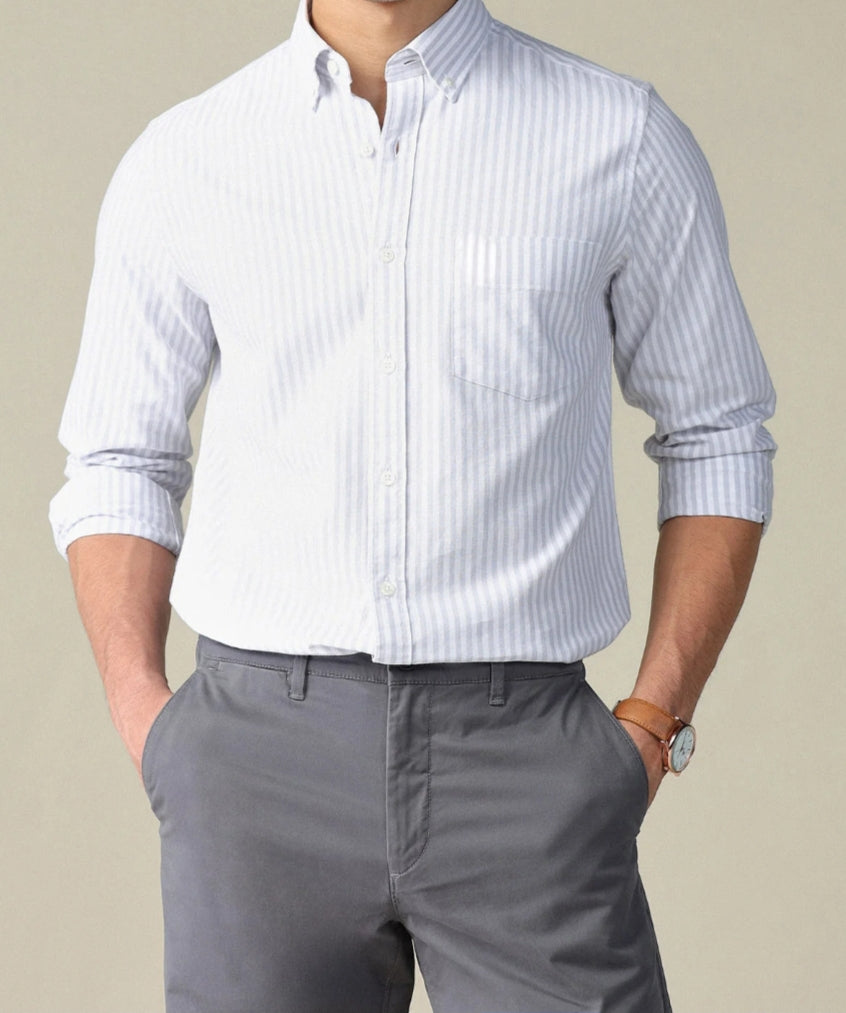 NA Vertical Striped Button Down Shirt