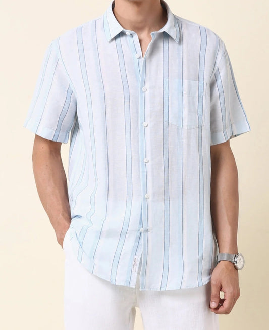 NA Vertical Striped Tailored Fit Shirt