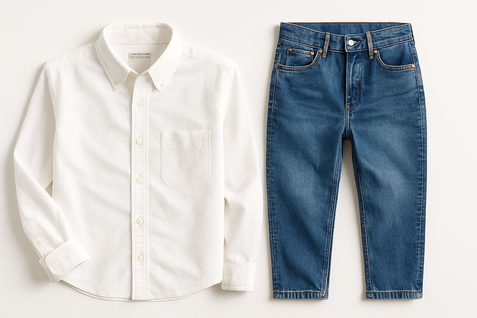 shirt and jeans